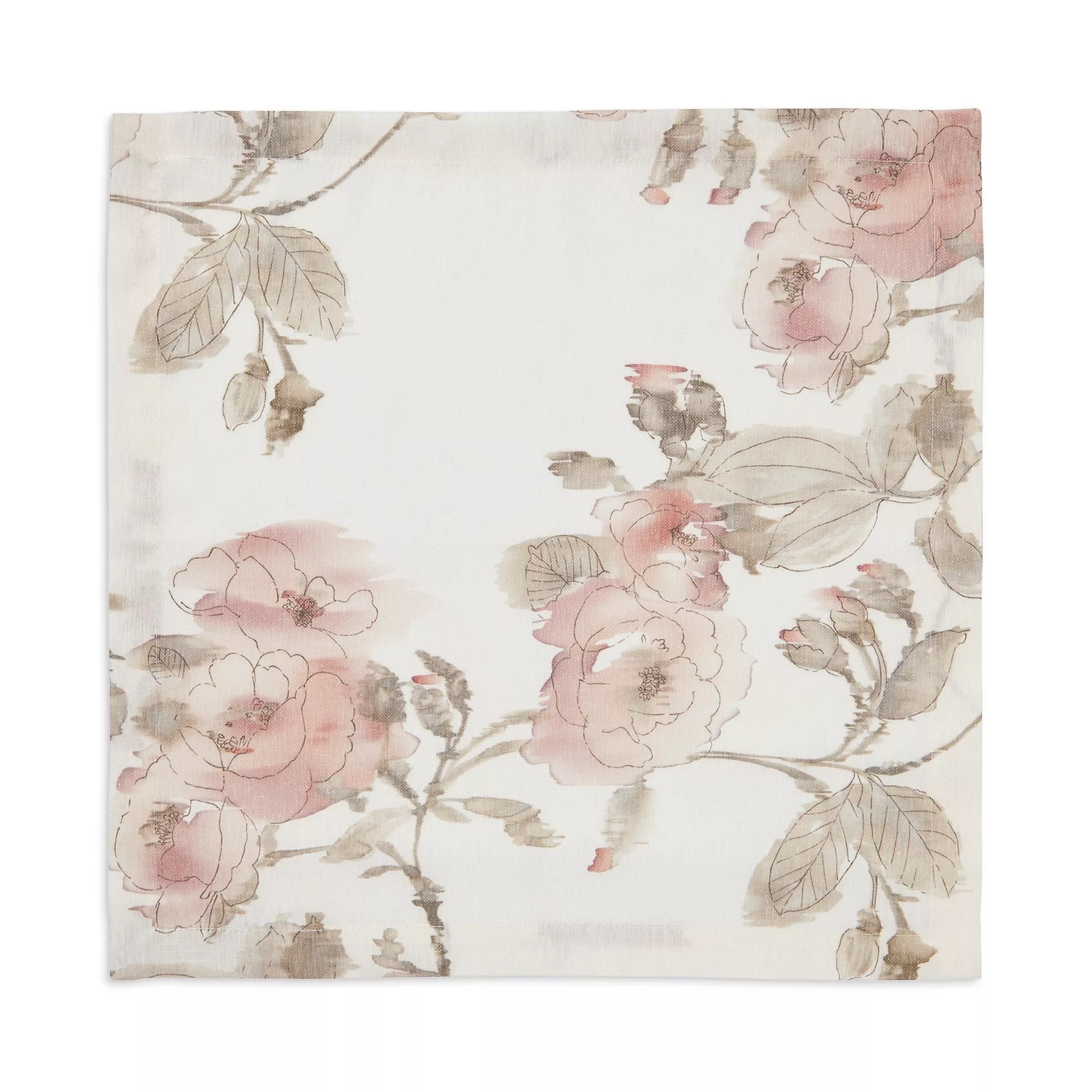 Savannah Napkins Floral Cloth Napkins, Set of 4