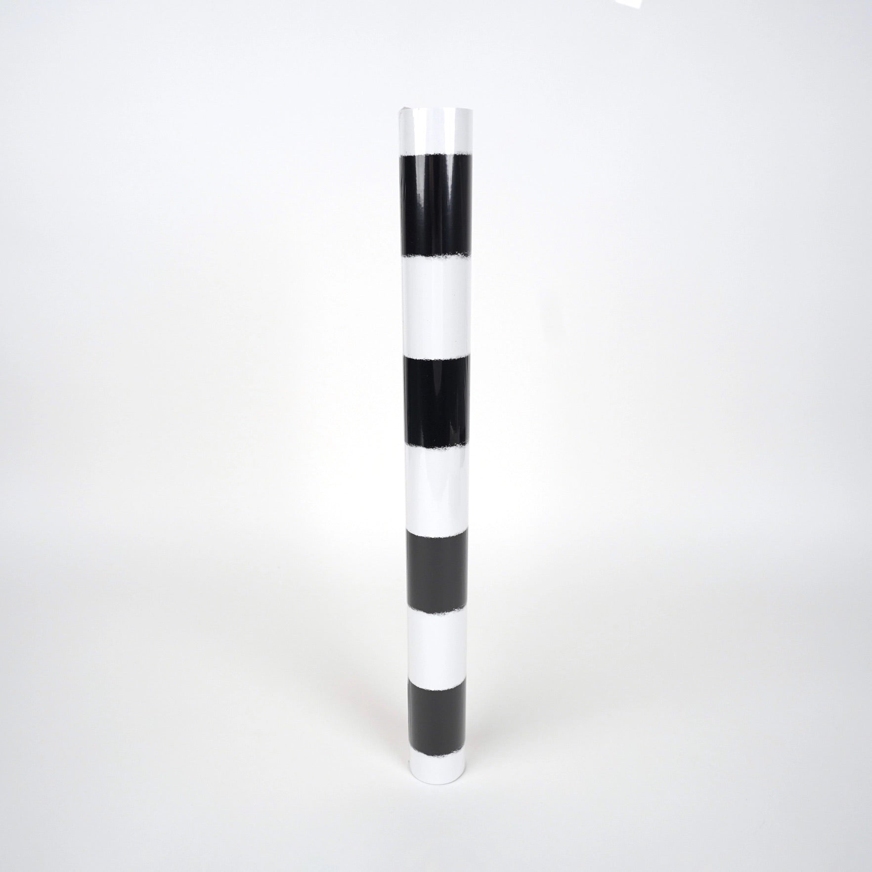 Black and White Stripe Paper Table Runner