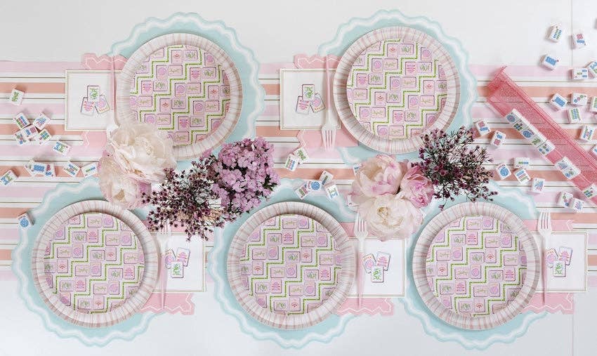 Mahjong Paper Dessert Plates