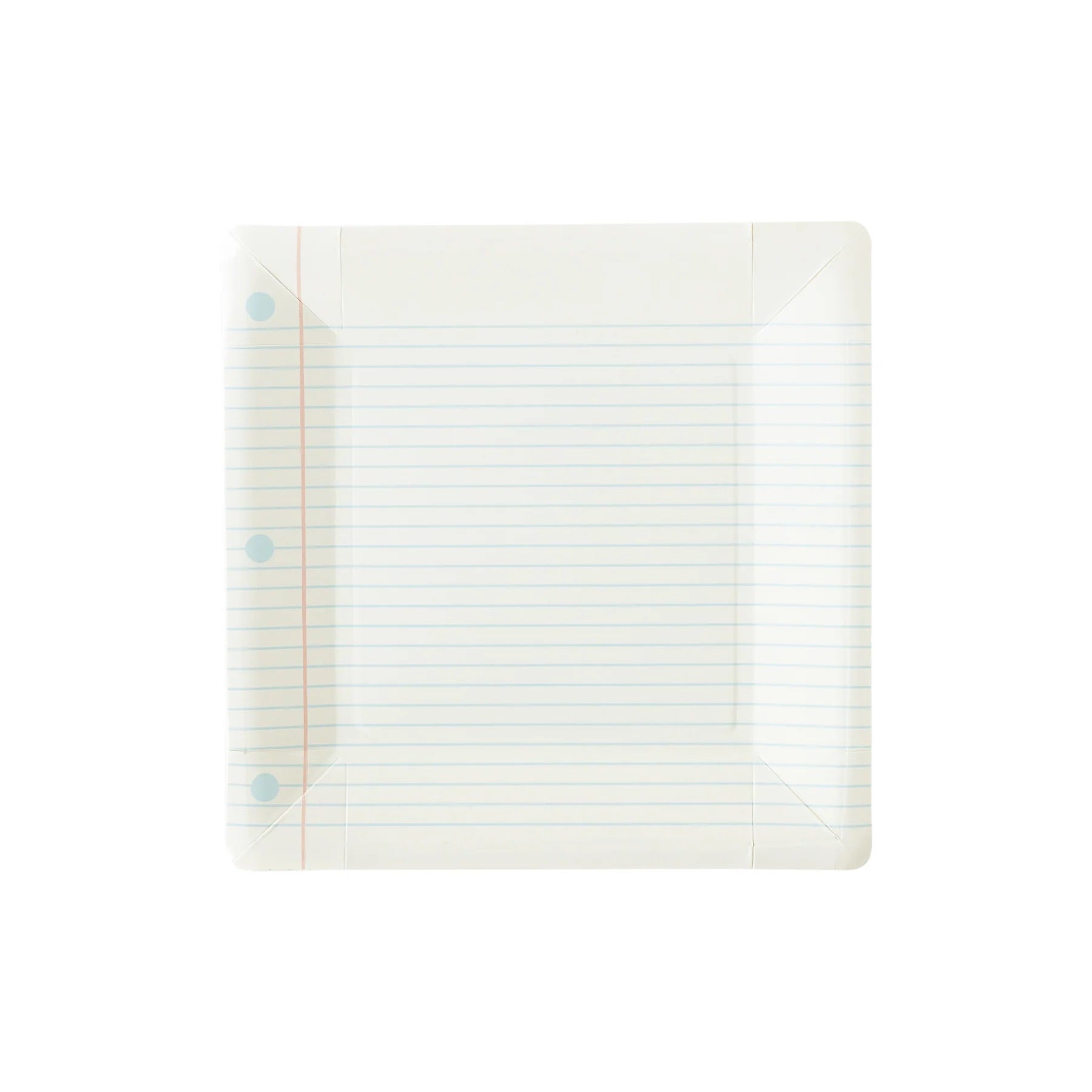 This set of 8 square plates, designed to look like notebook paper, is perfect for a school-themed celebration.Get ready to ace your party planning with our all-in-one Back to School Party Kit!