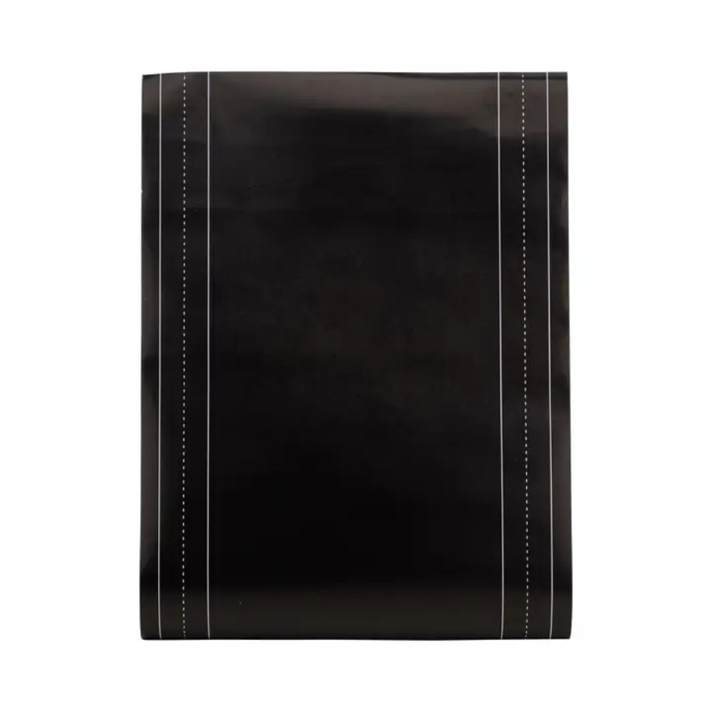 Flat lay of the Chalkboard Table Runner showing dotted edge design and solid writable center