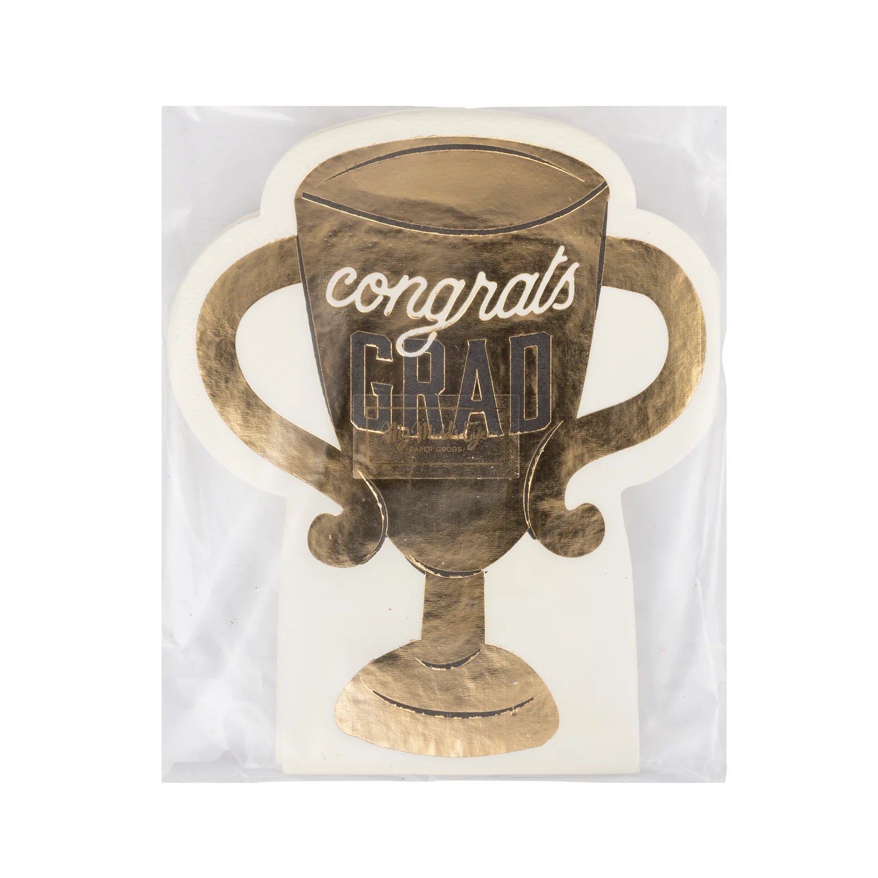 Class of 2025 Trophy Grad Paper Napkins, 18ct | Graduation Party | Graduation Napkins | Grad Party Decor | Graduation Decor | Grad Napkins