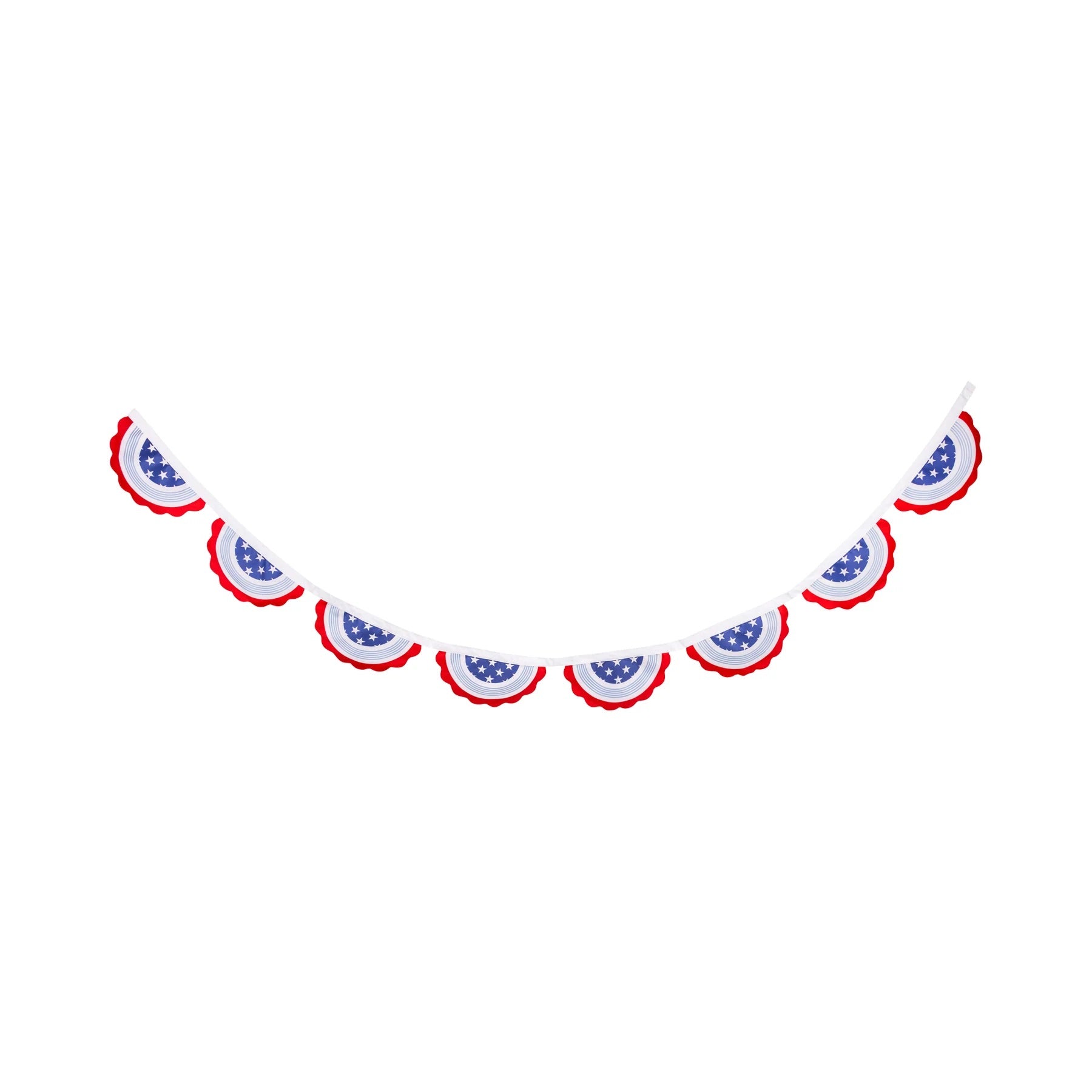 Red, White and Blue Bunting Outdoor Banner | 4th of July Banner, Patriotic Banner, Patriotic Paper Banner, 4th of July Party Decor