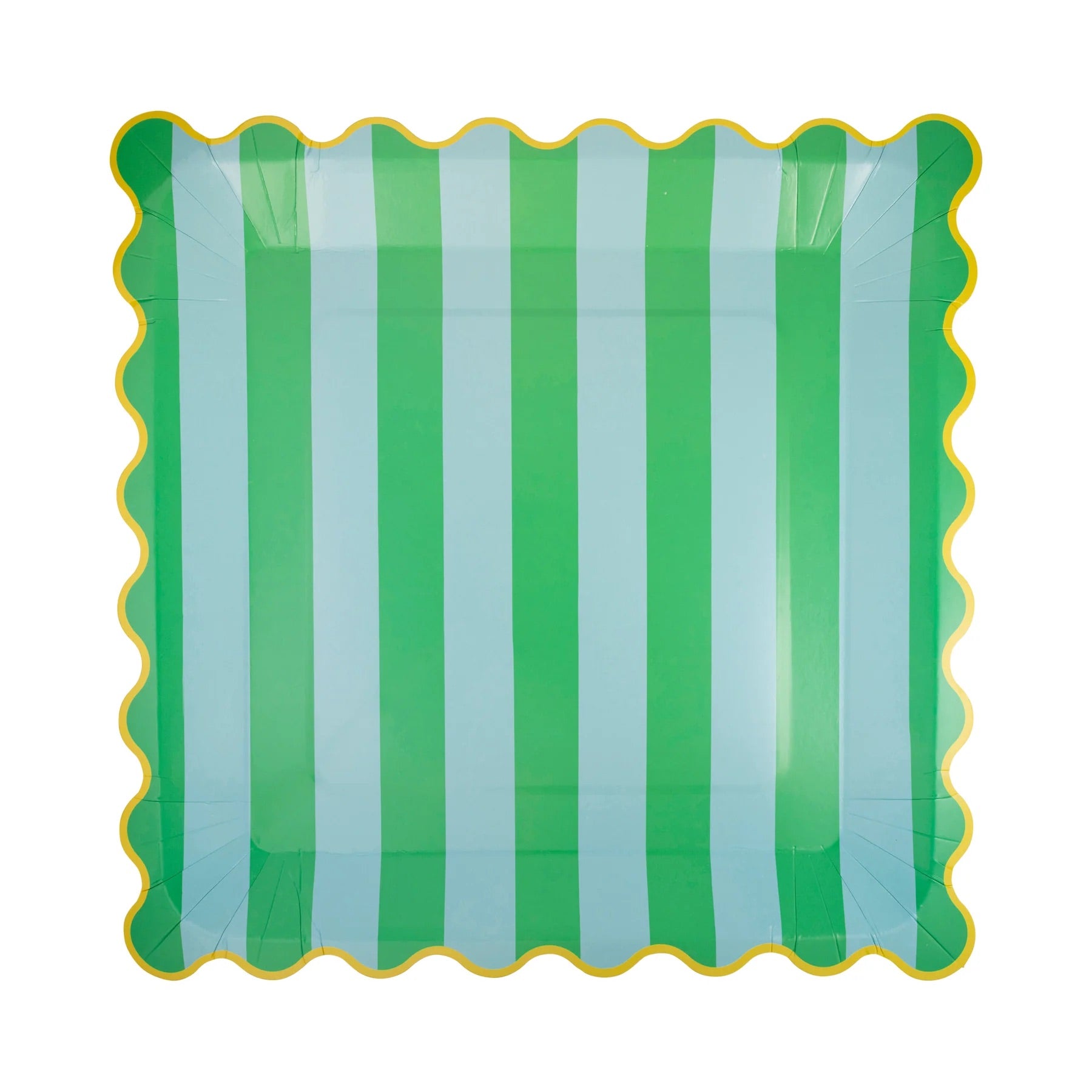 Large Striped Rainbow Paper Plates