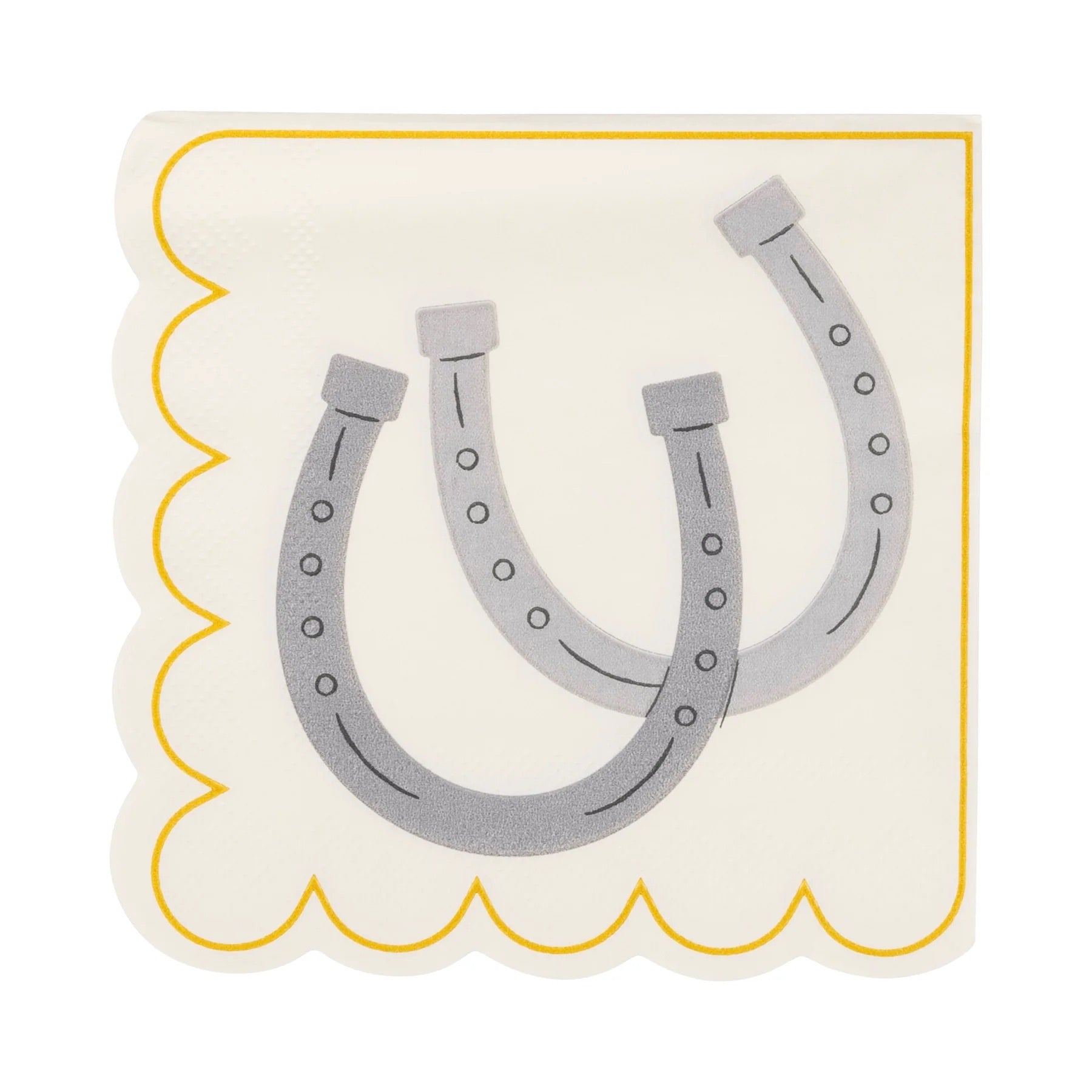 Horseshoe Paper Napkins 18ct | Cowboy Birthday, Western Party Supplies, Western Baby Shower, Farm Birthday, First Rodeo Birthday