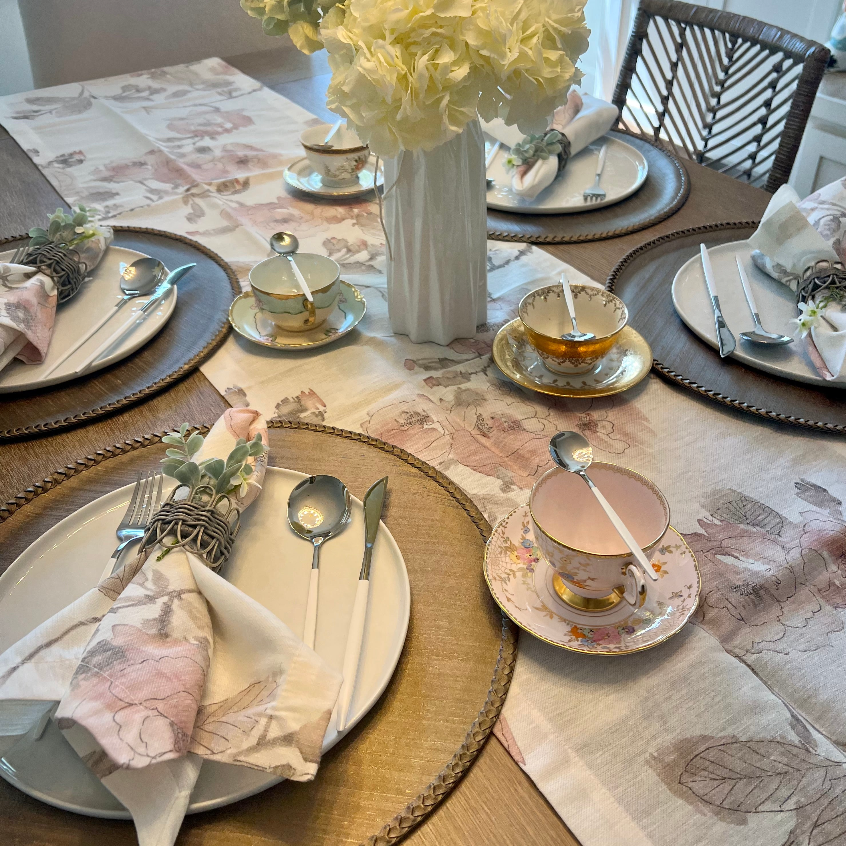 Discover the secret to an effortlessly elegant table setting with our taupe Lexington Placemats. These round vinyl wonders not only add a stylish touch to any meal but also promise a quick cleanup with their wipeable surface. Perfect as a Mother's Day gift, they're a chic, practical choice for the discerning hostess.