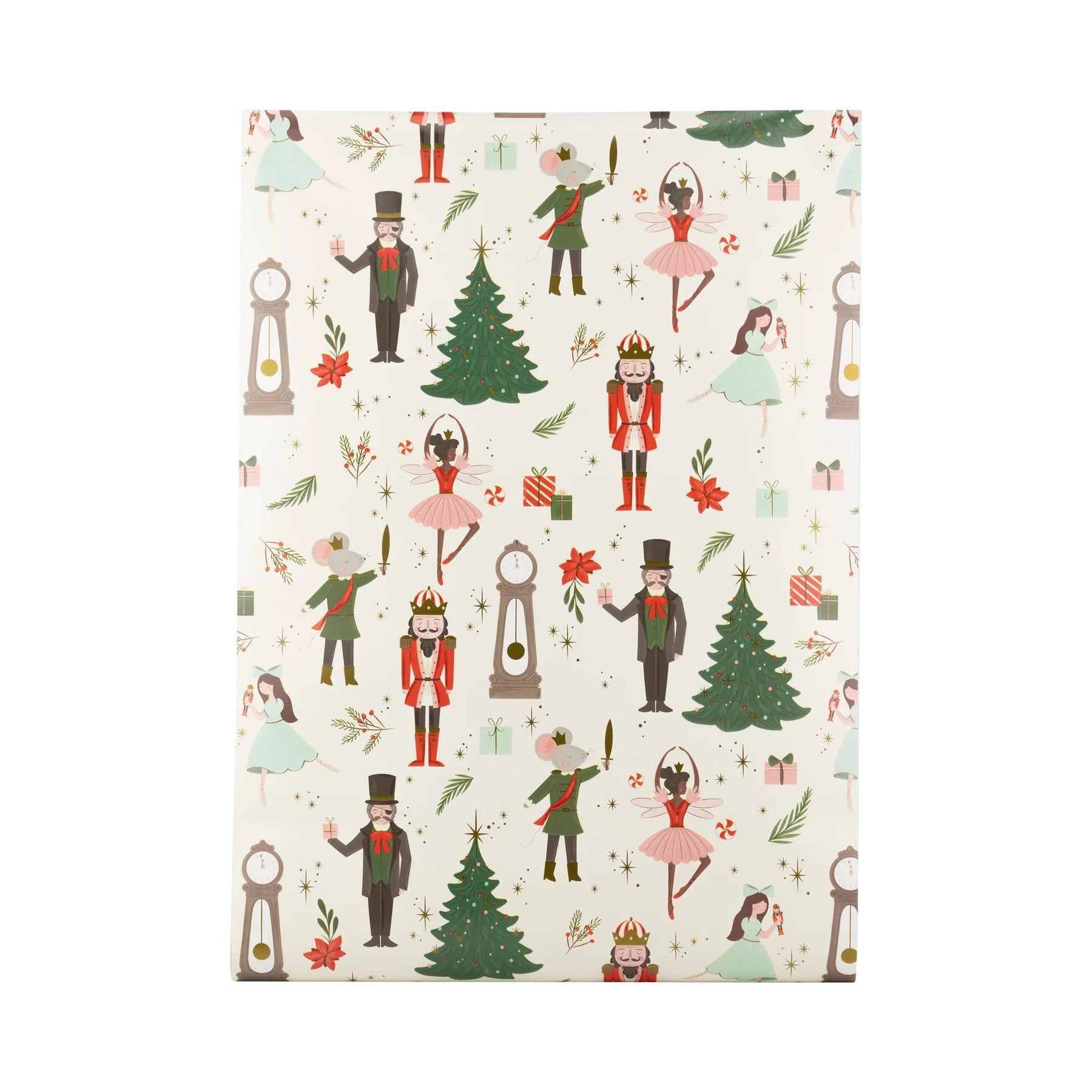 Nutcracker designed Paper Christmas Table Runner