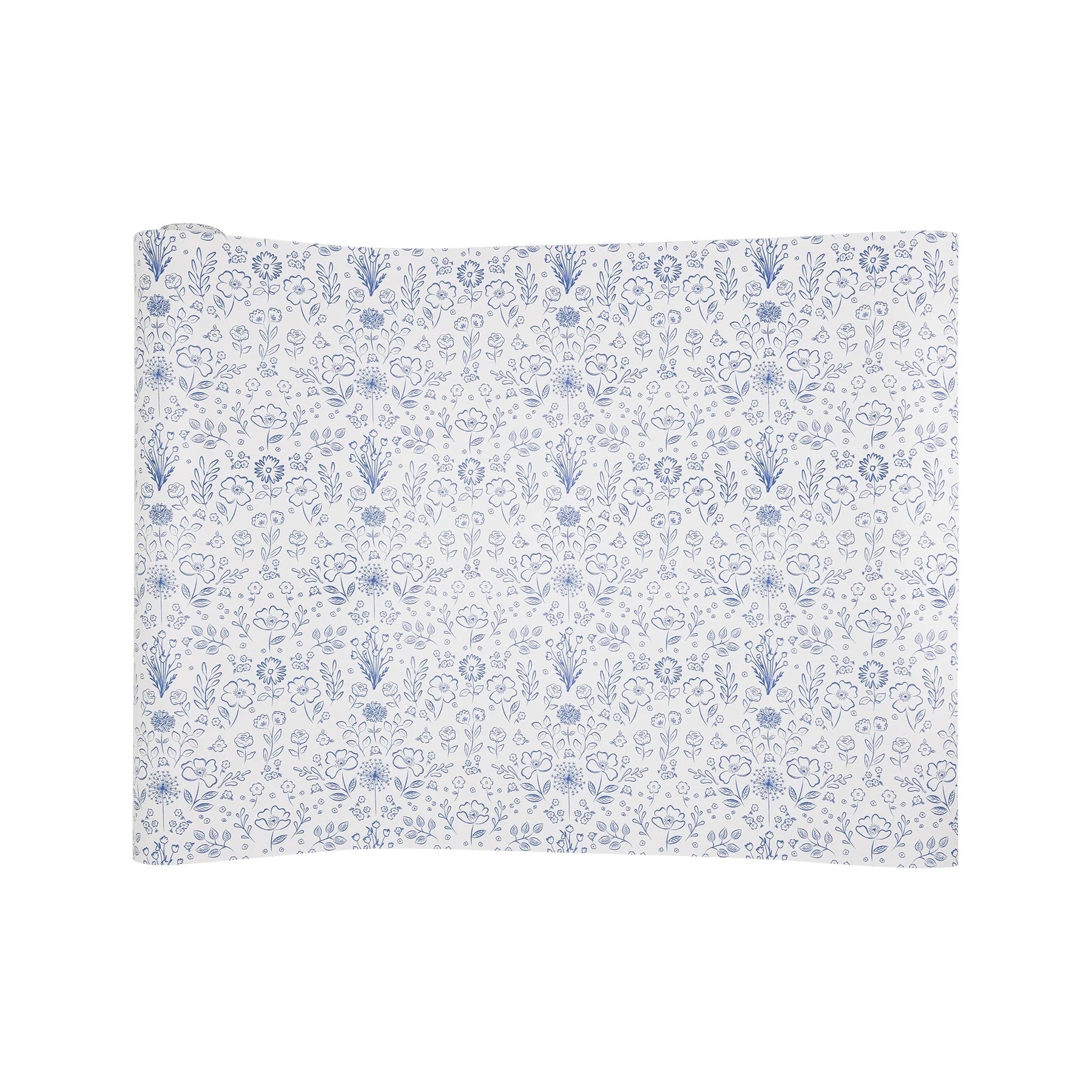 Pembroke Blue Floral Paper Table Runner | Tea Party Table Runner,  Bridgerton Bridal Shower, Garden Tea Party Decor, Tea Party Table Cloth