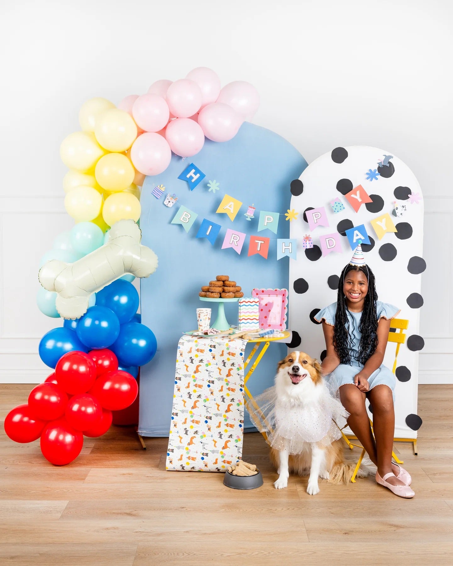 Happy Birthday Banner Dog Theme | Pet Theme Party Decor, Dog Theme Birthday Party Decor, Puppy Birthday Party Supplies, Dog Party Decoration