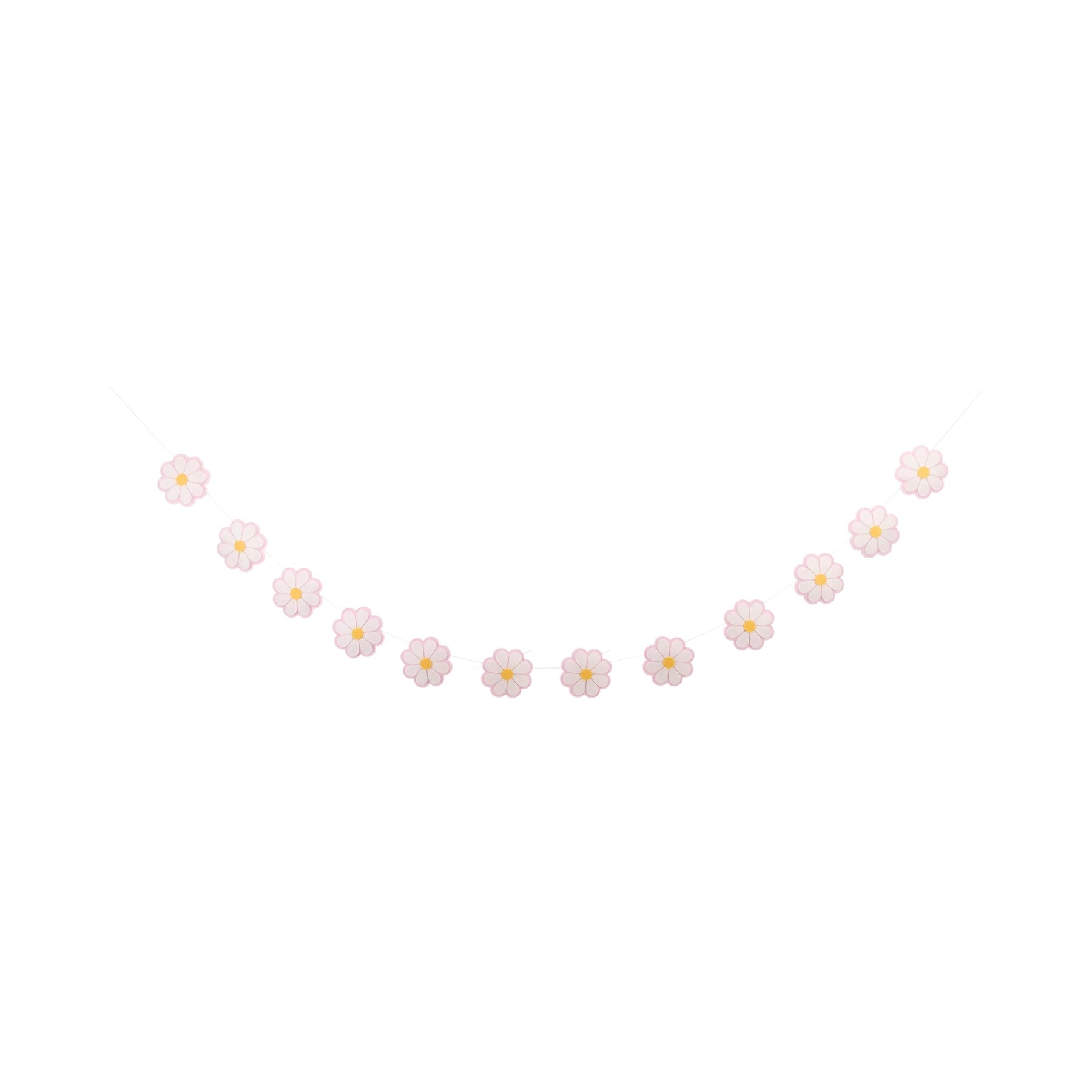 Disco Daisy Puffy Felt Banner Set