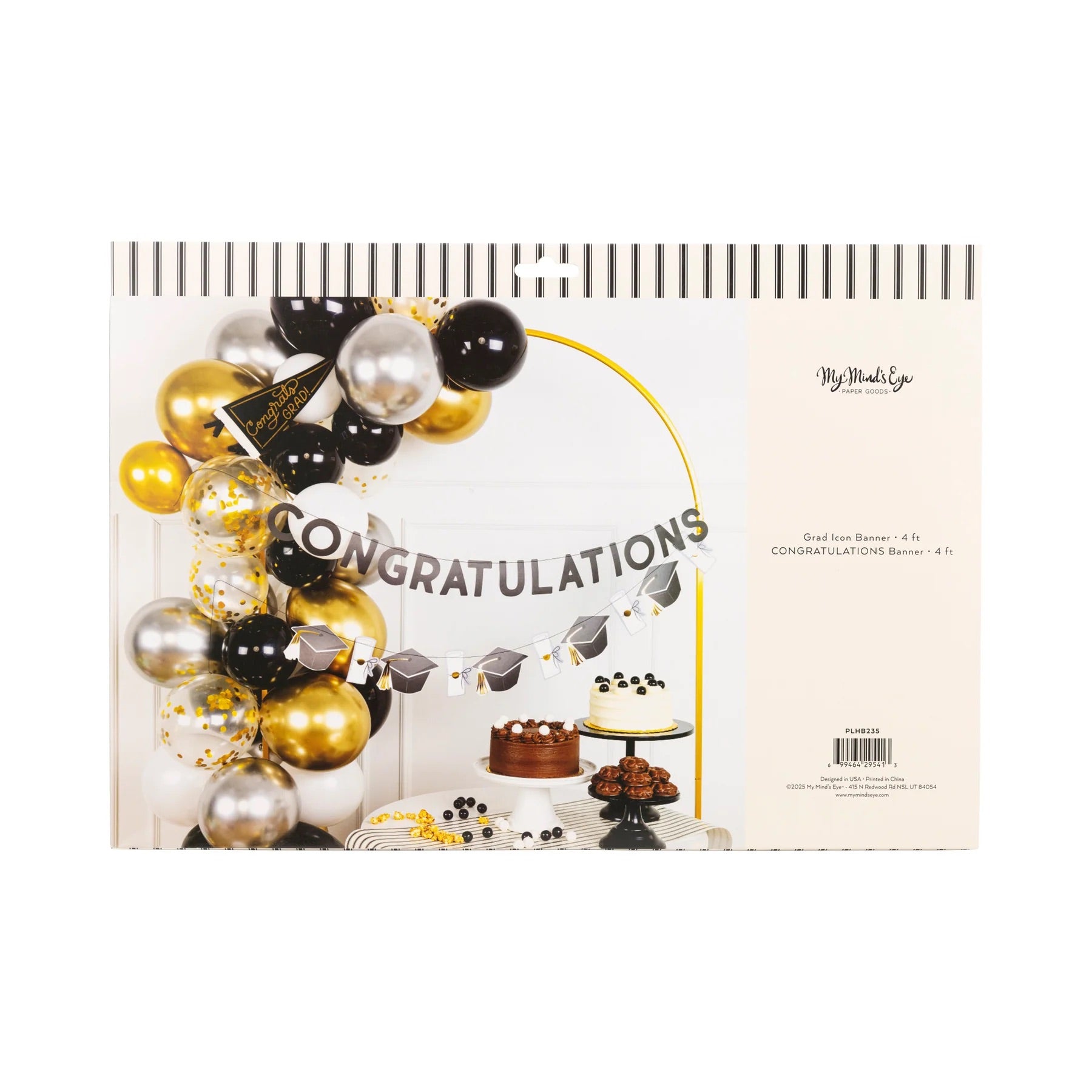 Graduation Banner Class of 2025 | Grad Banner, Graduation Party Ideas,  2025 Grad Banner, Cap and Diploma Congratulations Banner Set