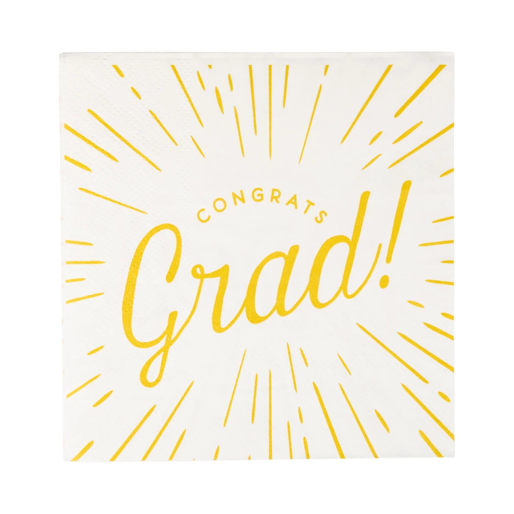 Gold Congrats Grad Paper Cocktail Napkins, 18ct | Graduation Party, Graduation Napkins, Grad Party Decor, Graduation Decor, College Grad