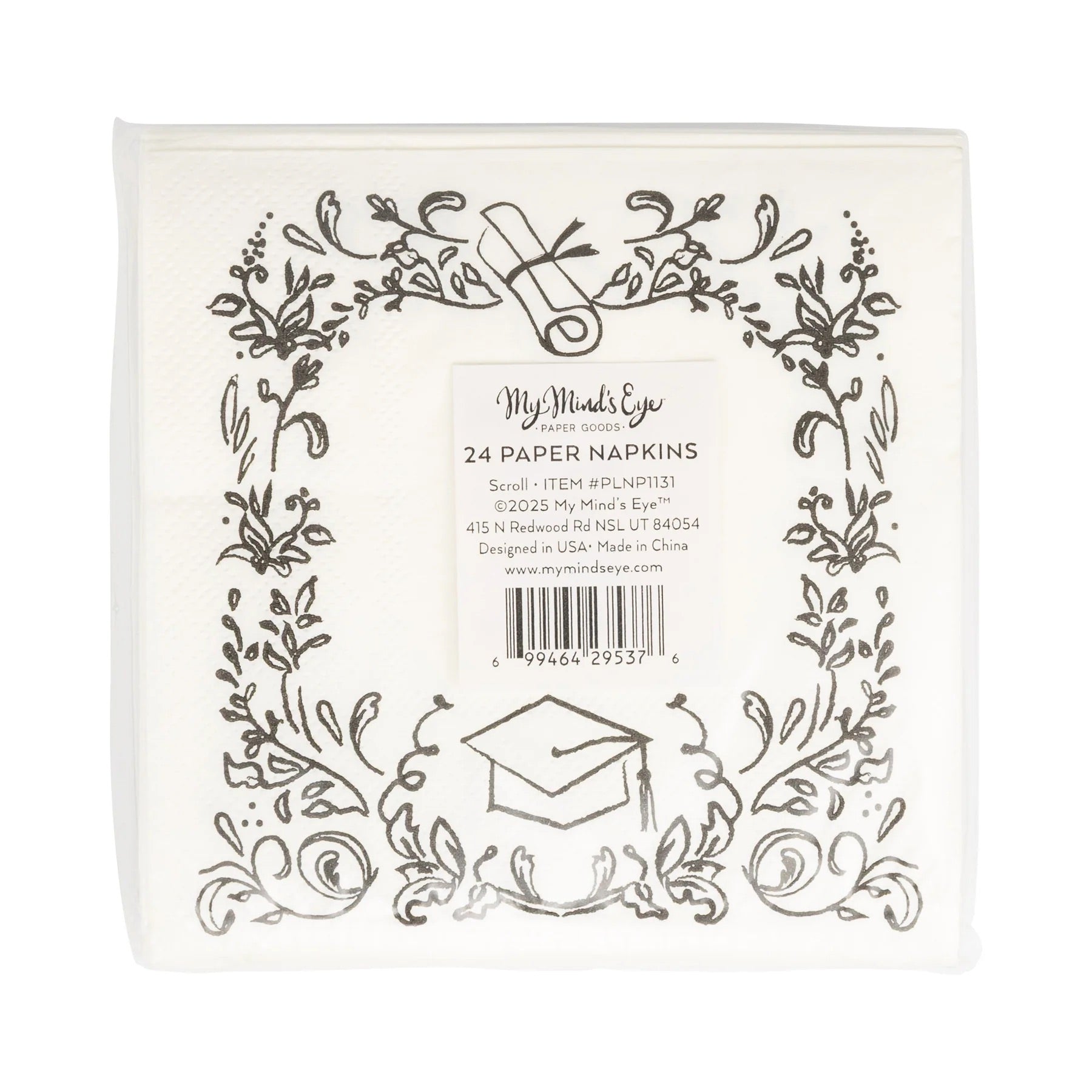 Classy Graduation Paper Cocktail Napkins, 24ct | The Future is Yours Graduation Theme, College Grad Party Napkins, Congrats Graduate
