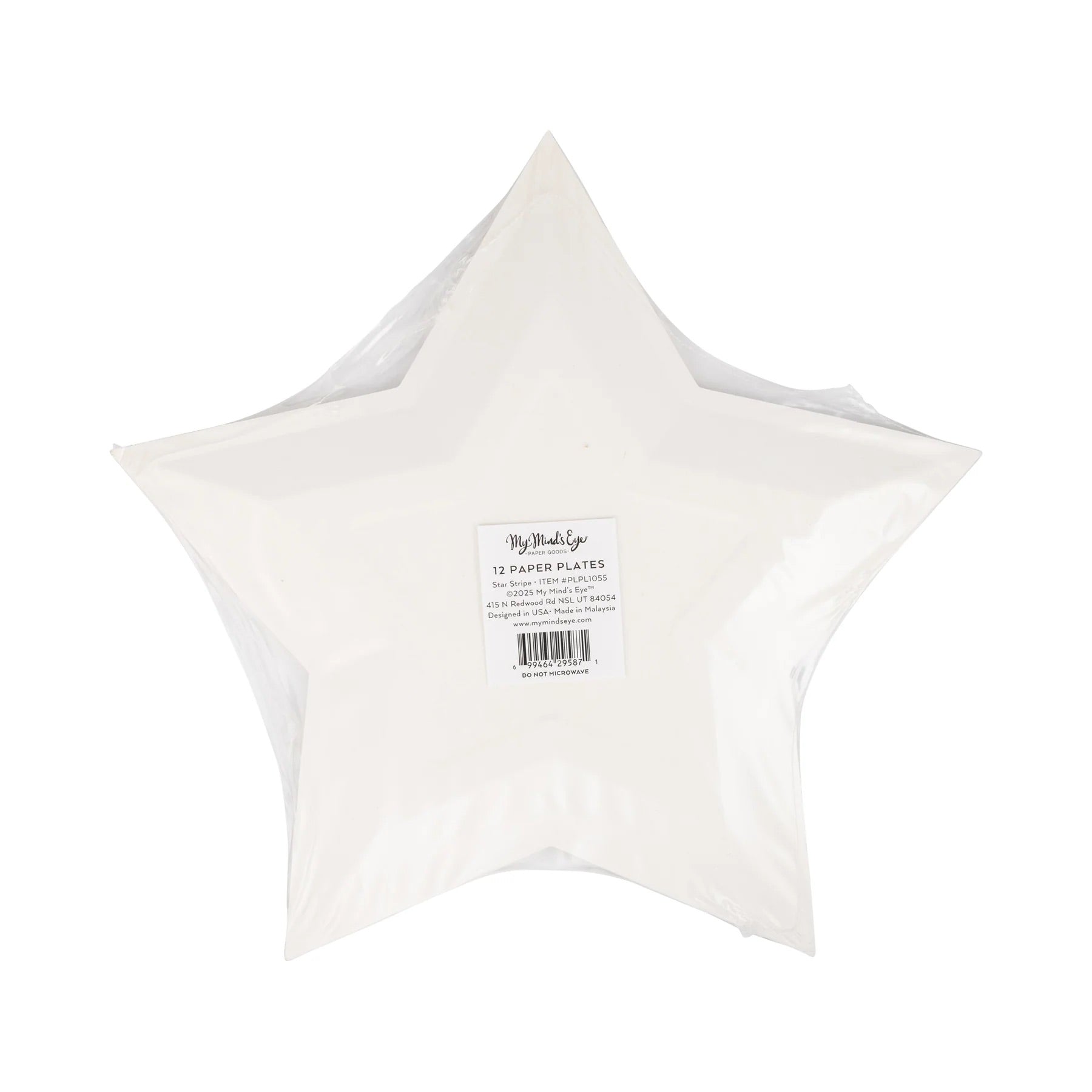 Striped Star Shaped Paper Plates, 8ct | Patriotic Plates, July 4th Paper Plates, 4th of July Party Supplies, Paper Dinner Plates, Patriotic