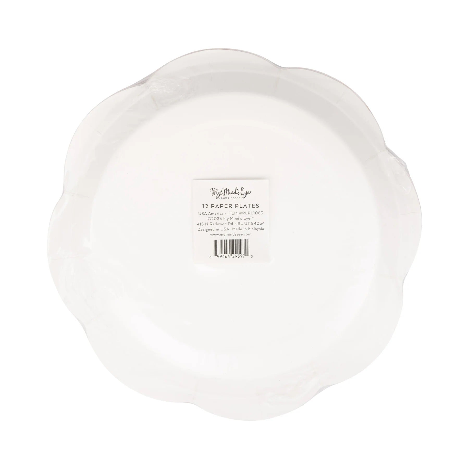 Set of patriotic paper plates styled with vintage lettering, perfect for serving at summer BBQs