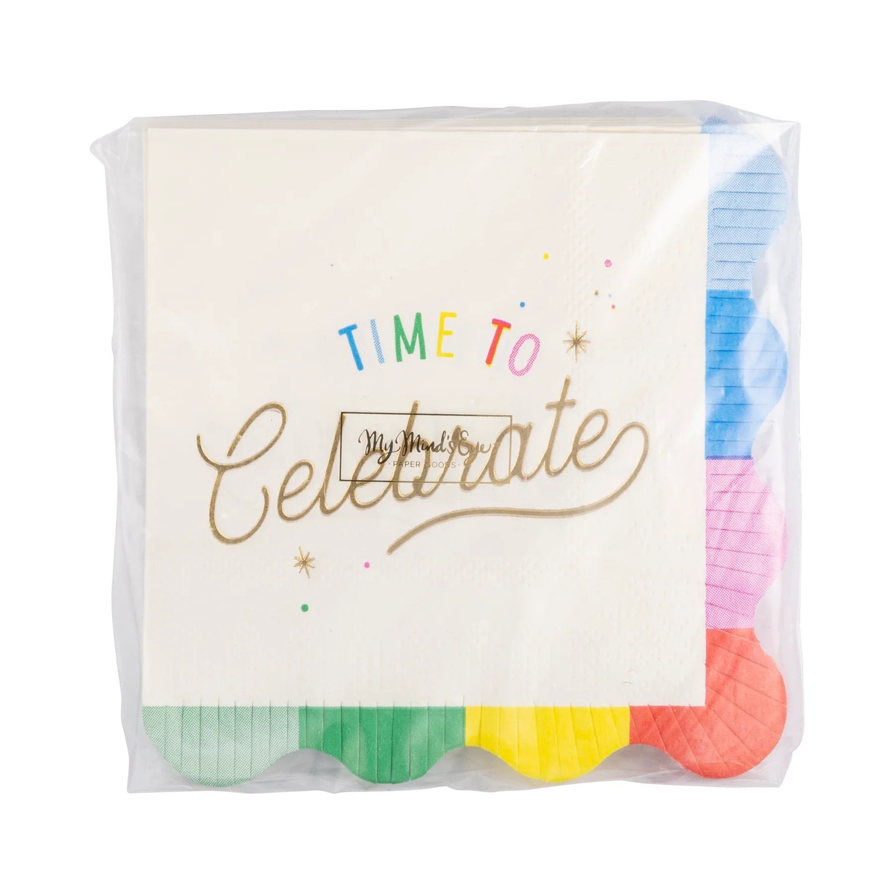 Time to Celebrate Paper Napkins perfect for a birthday party