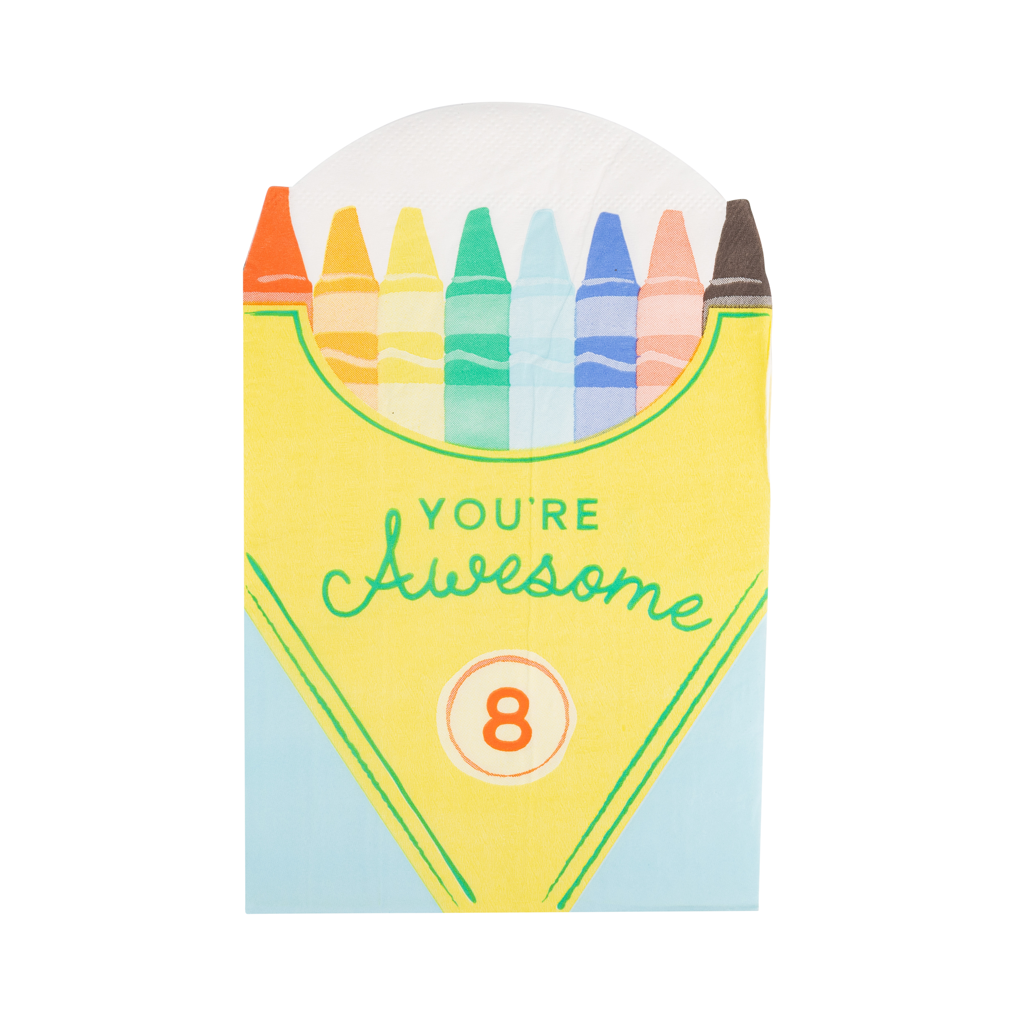 Crayon Box Shaped Dinner Napkins