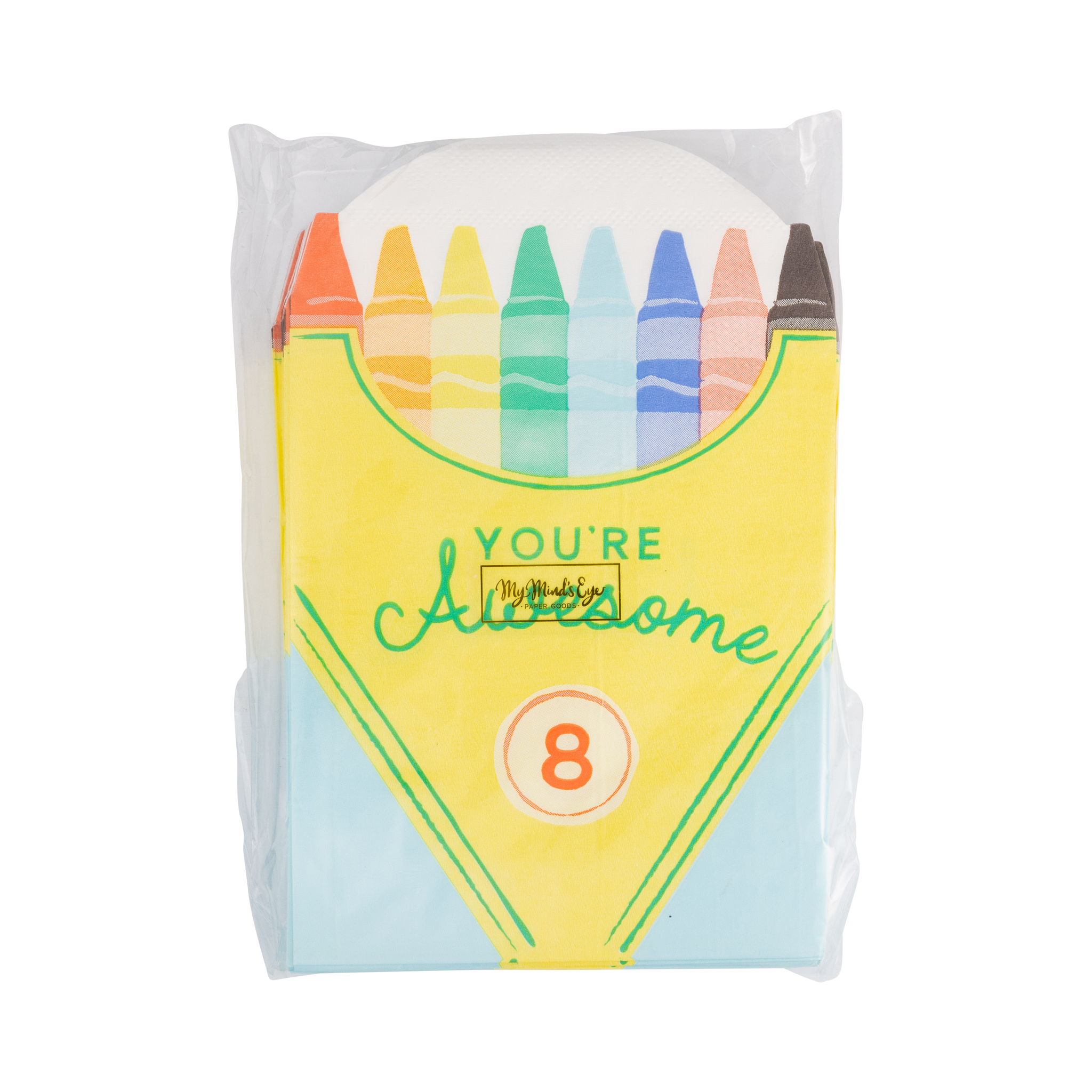 Crayon Box Shaped Dinner Napkins