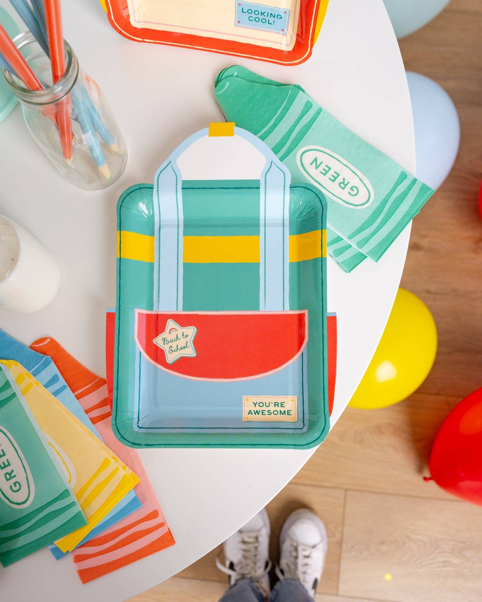 Crayon Box Shaped Dinner Napkins
