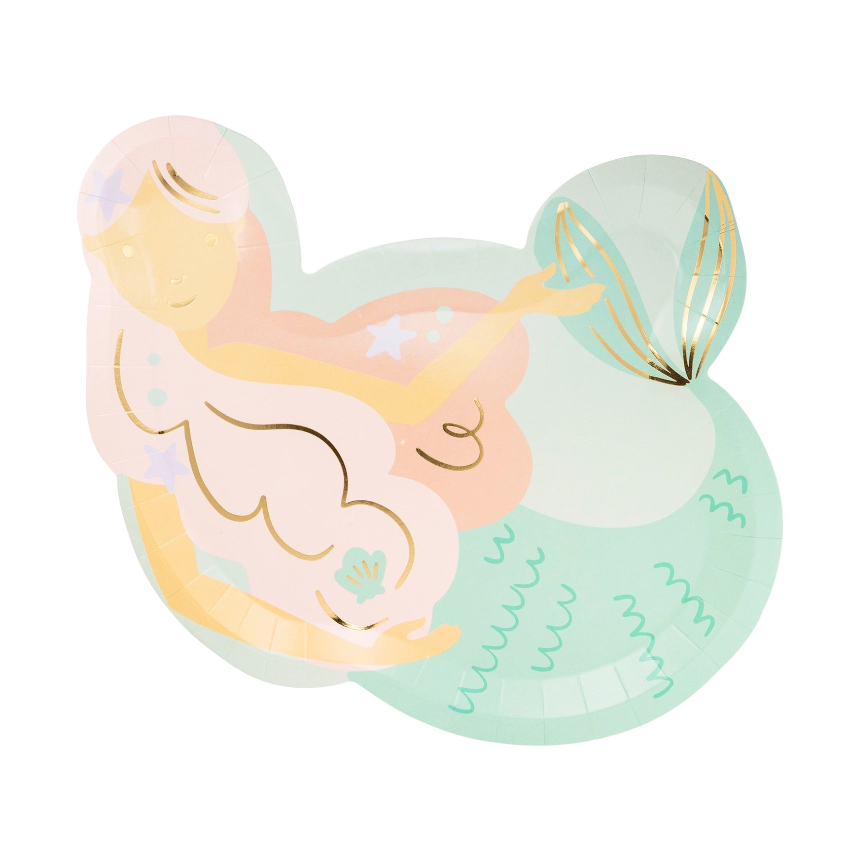 Mermaid Paper Plates