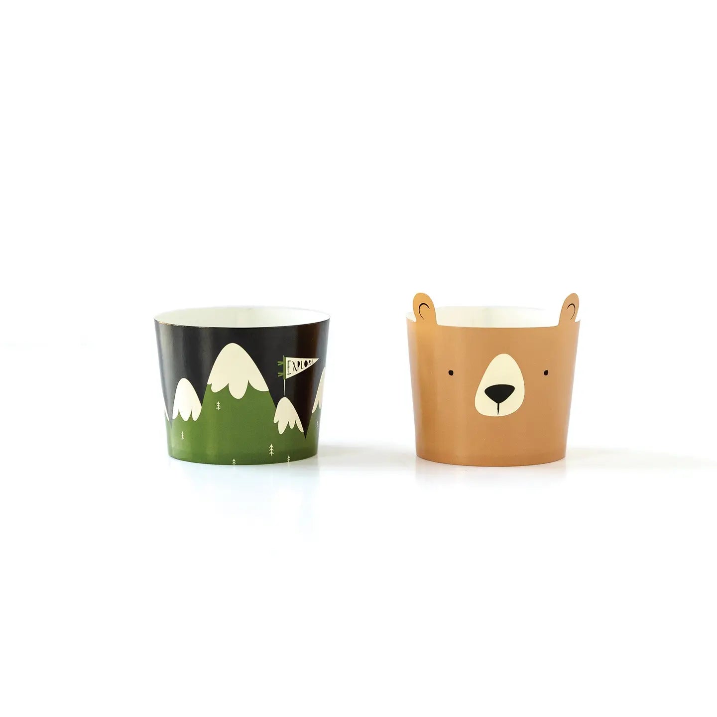 Adventure Bear Paper Food Cups