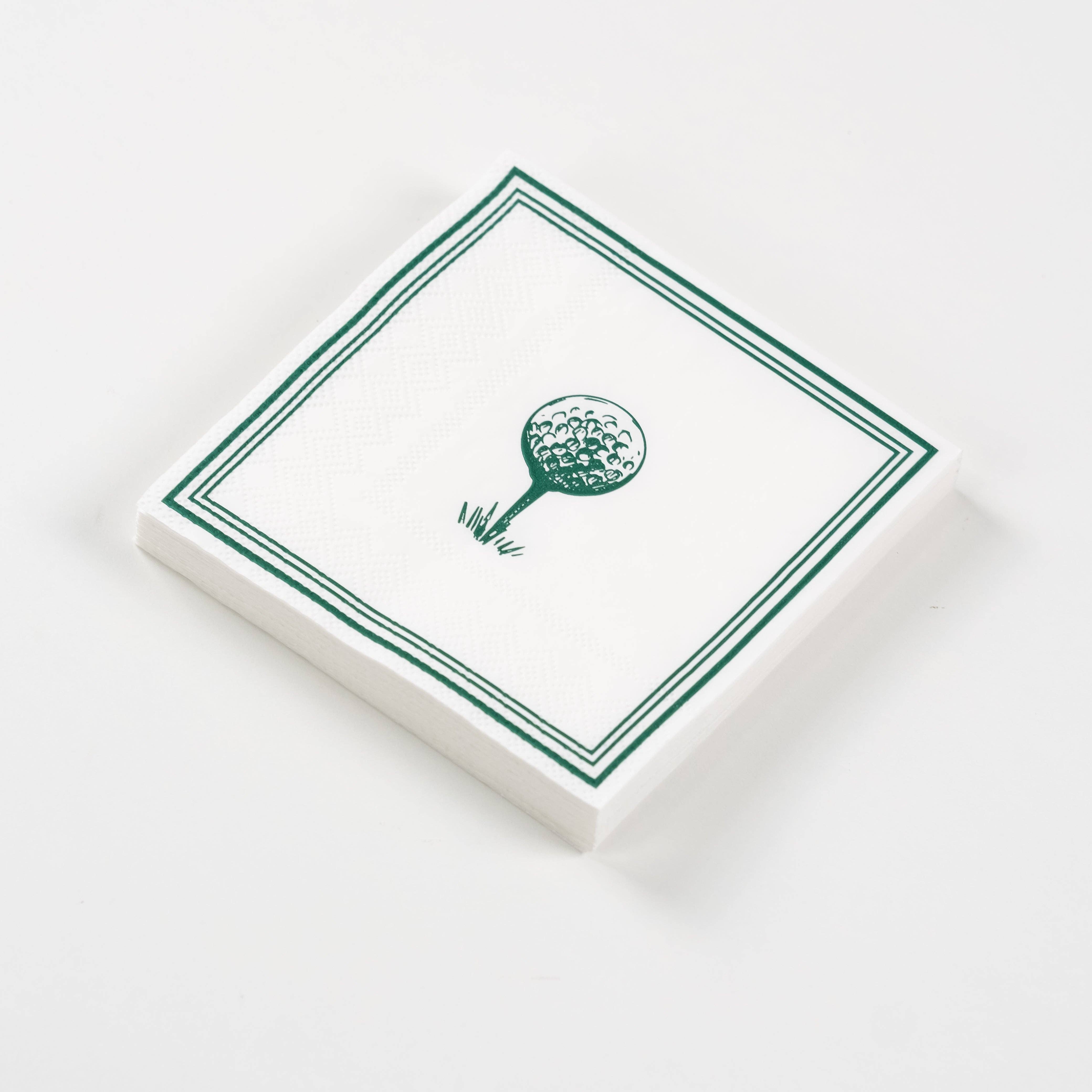 Golf Beverage Napkins