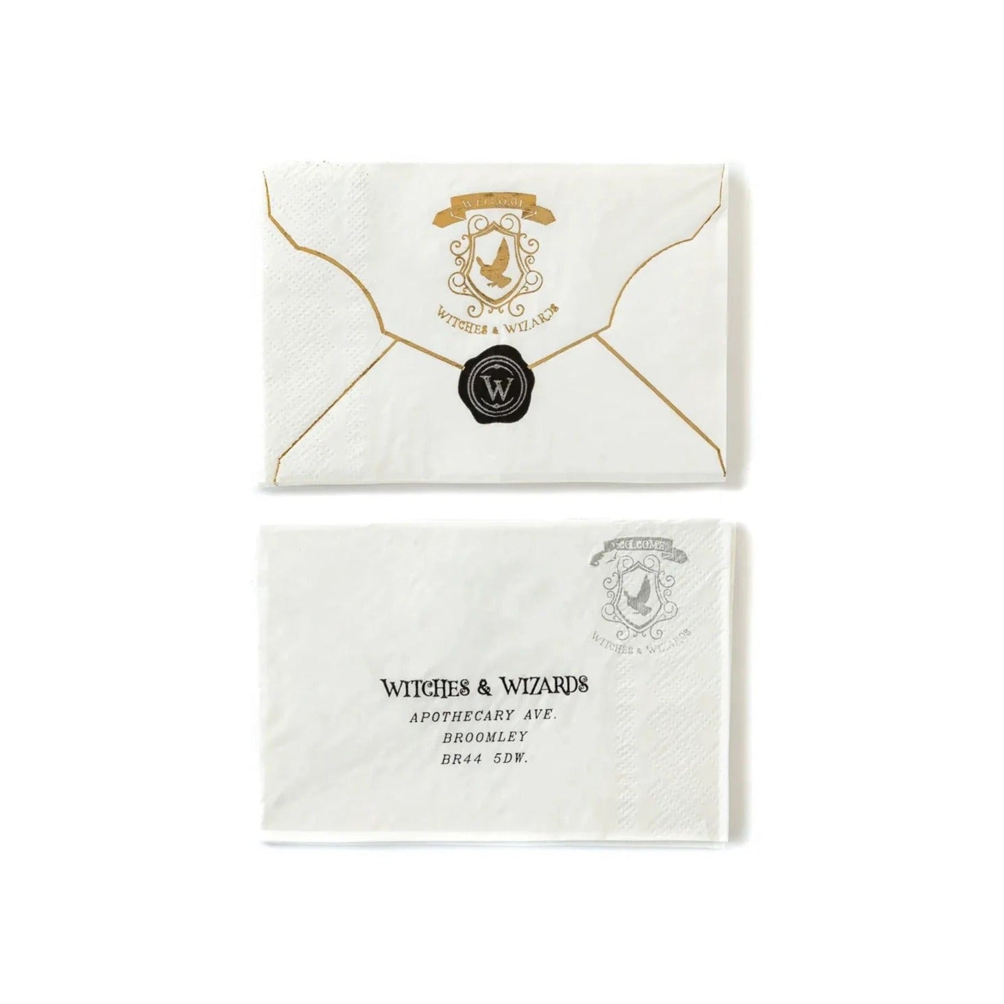 Halloween Napkins - Witches Correspondence Halloween Paper Napkins