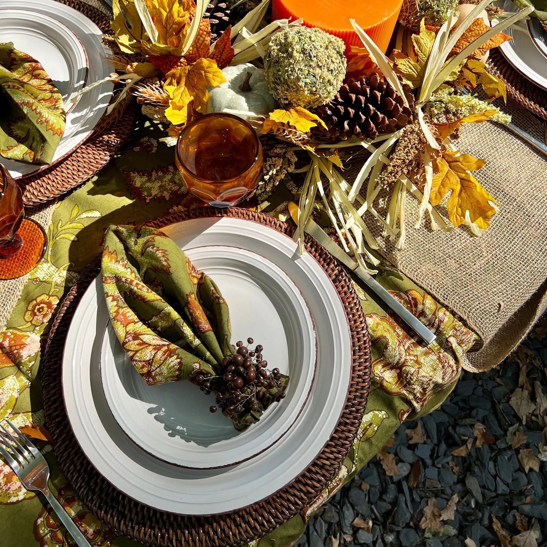 Discover the perfect blend of style and functionality with our Dark Brown Rattan Charger Plates. Crafted from natural wicker, these handmade boho charger plates fit standard dinner plates and add a chic, rustic touch to any meal. Ideal for those seeking brown placemats that combine durability with aesthetic appeal.