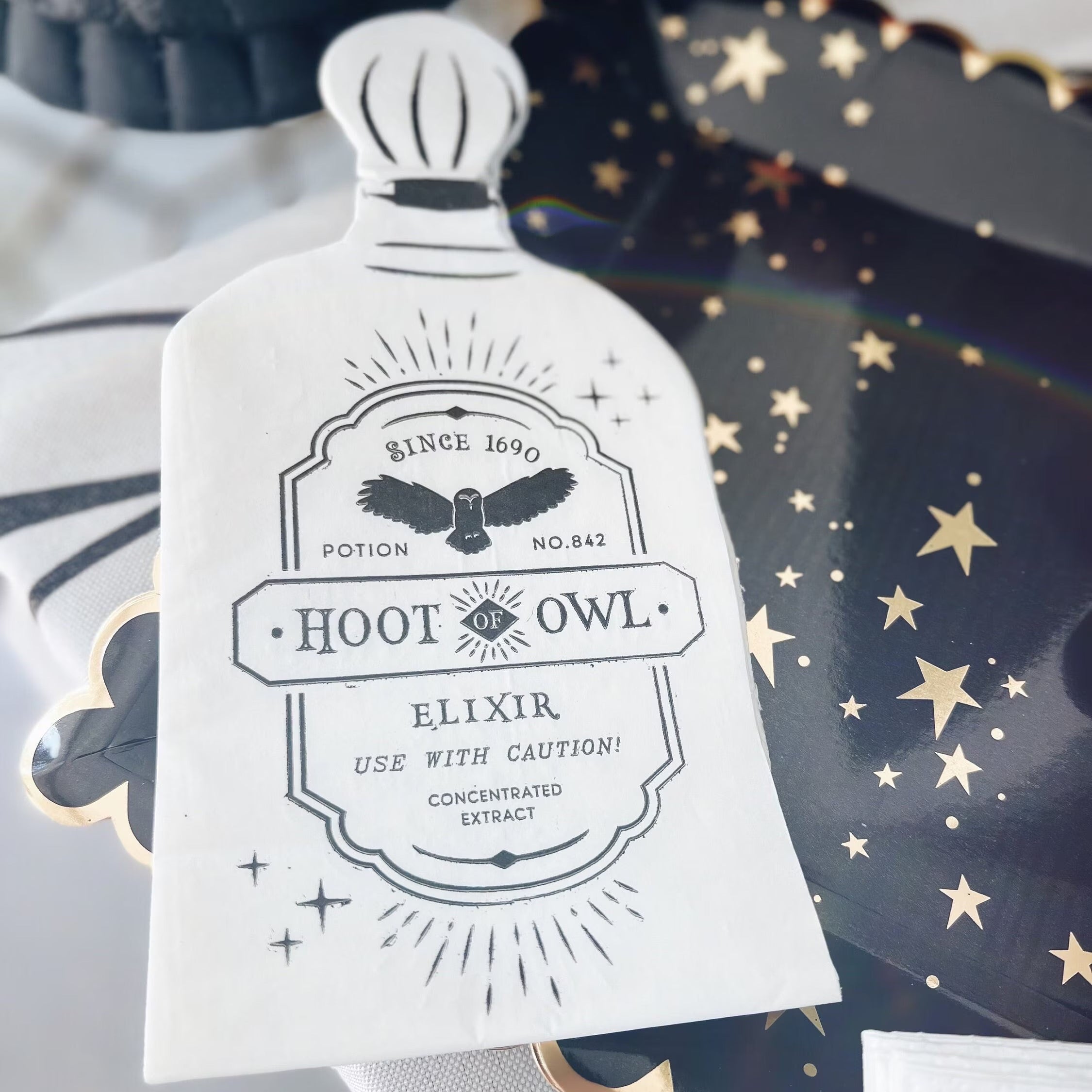 Halloween Napkins - Potion Shaped Halloween Paper Napkins