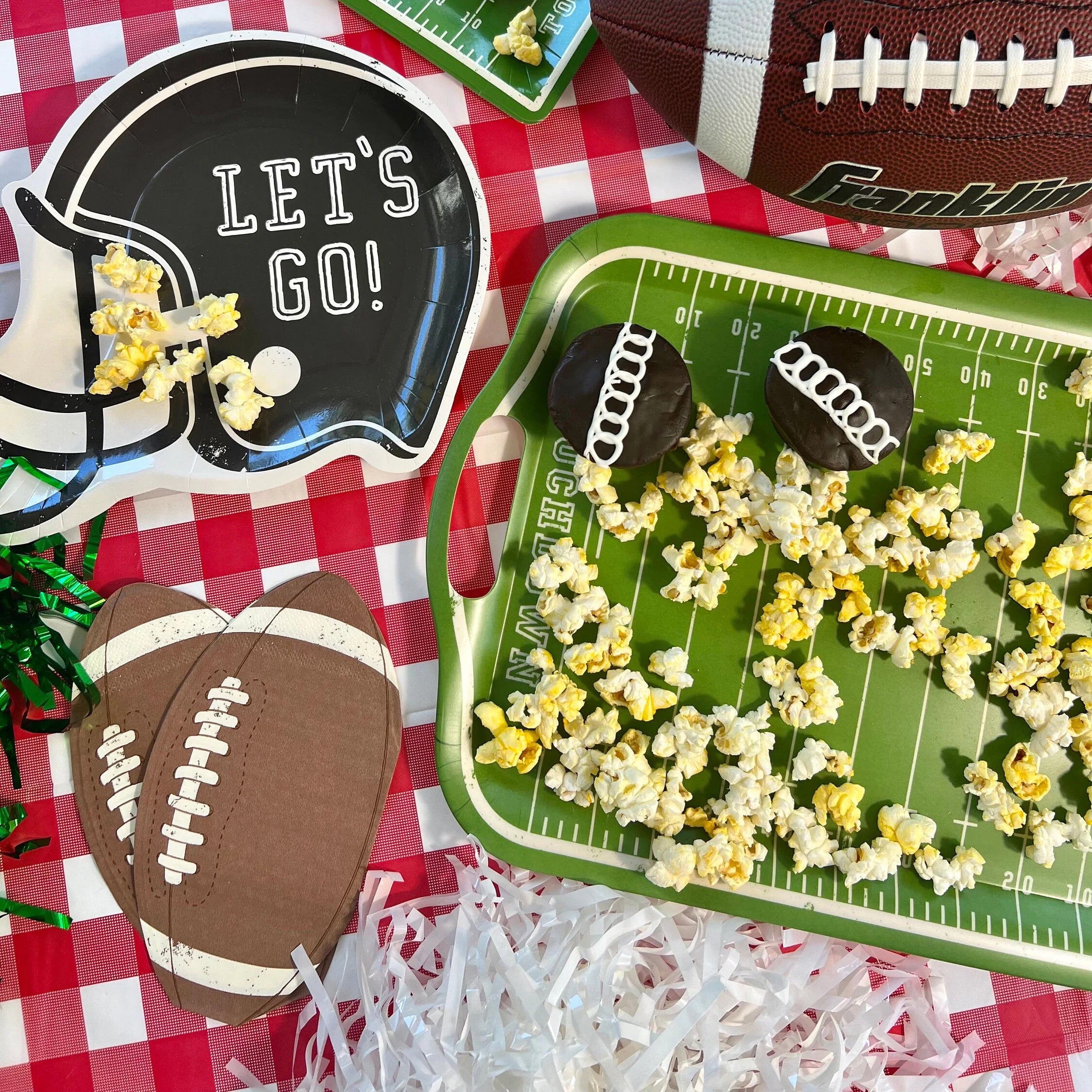 Football Serving Tray for College Game Day