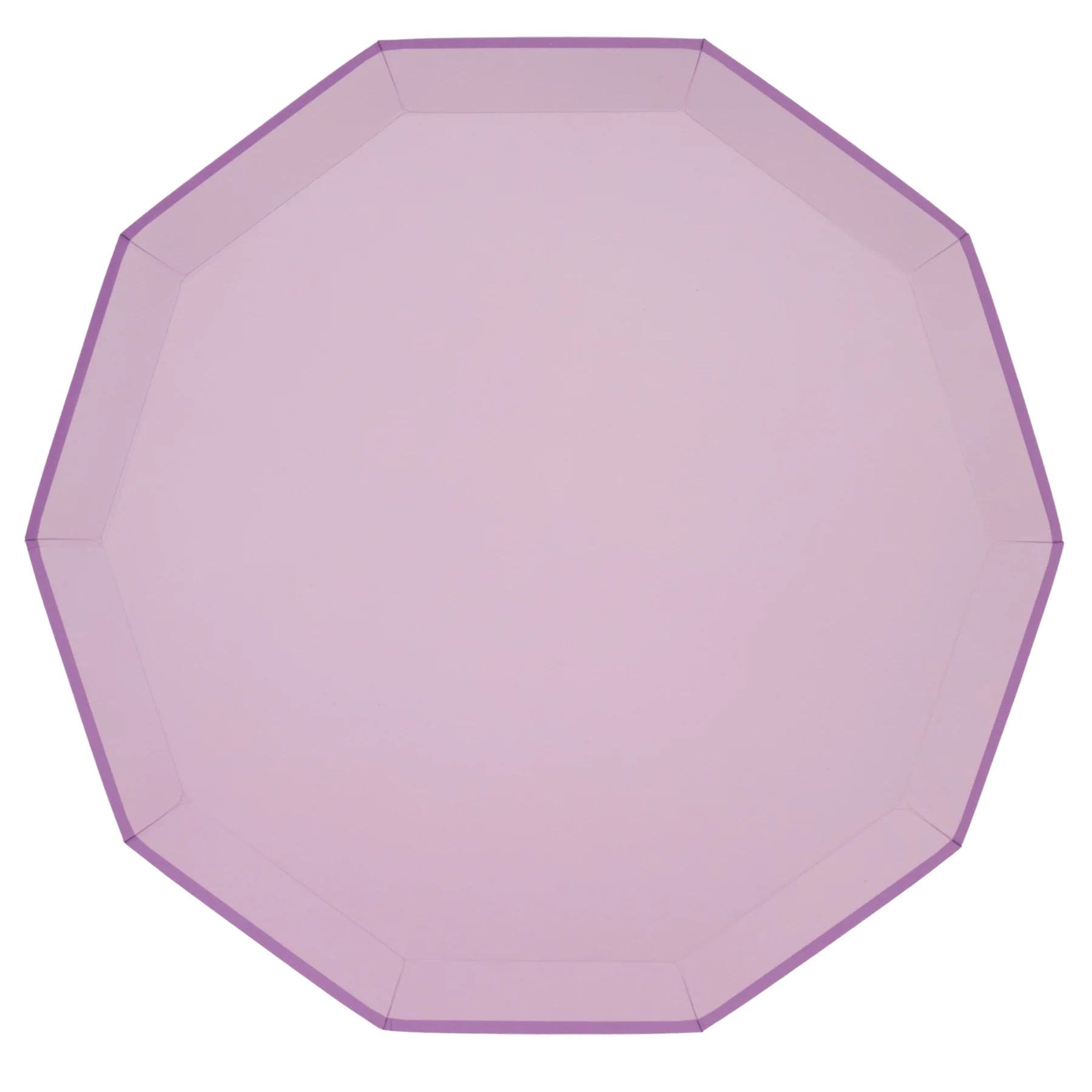 ingle lilac octagon dinner plate, 10.75 inches