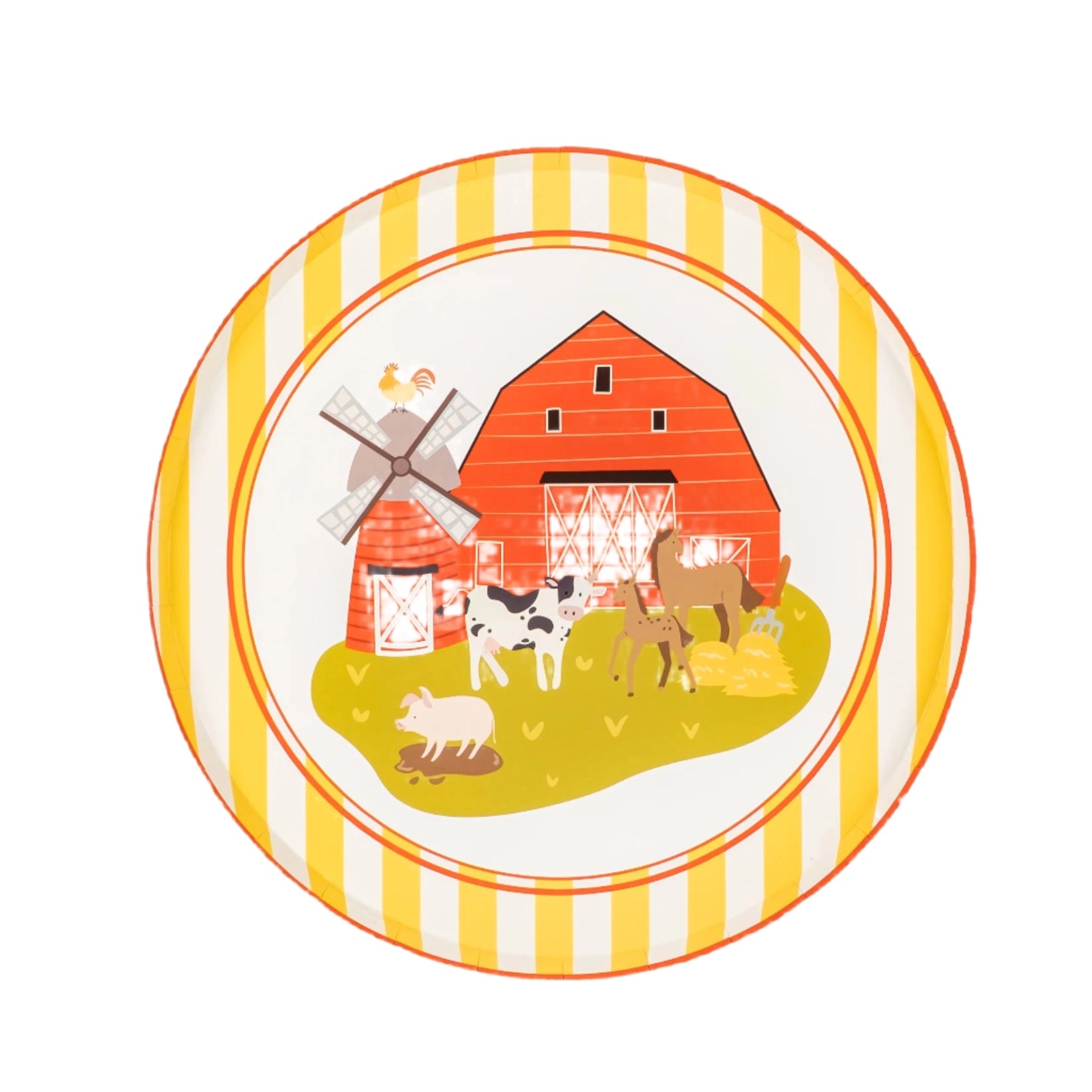 Product cutout: On the Farm Dinner Plate, 10.5-inch.